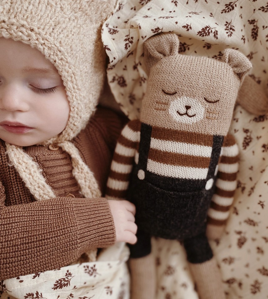 Large bunny | black overalls Large bunny | black overalls