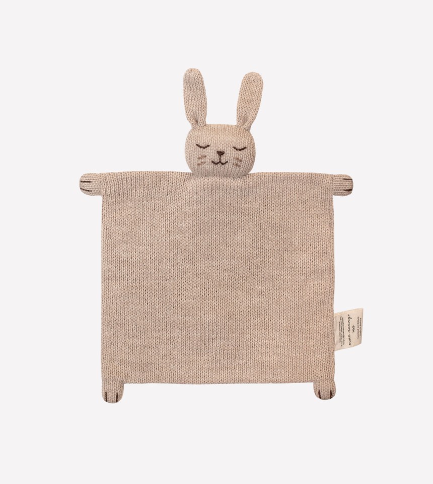 Knit cuddle cloth  | bunny sand