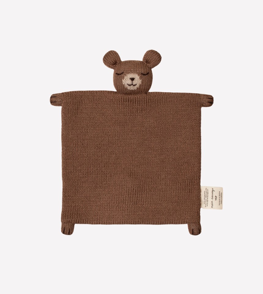 Knit cuddle cloth  | teddy nut