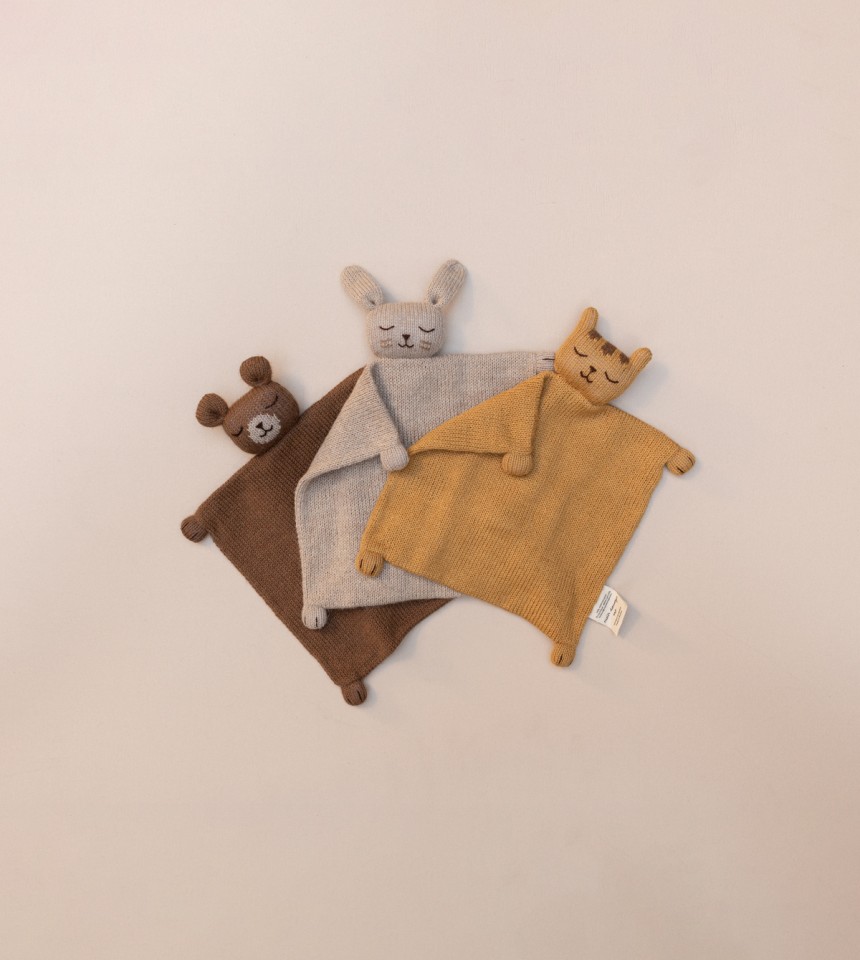 Knit cuddle cloth  |  tiger