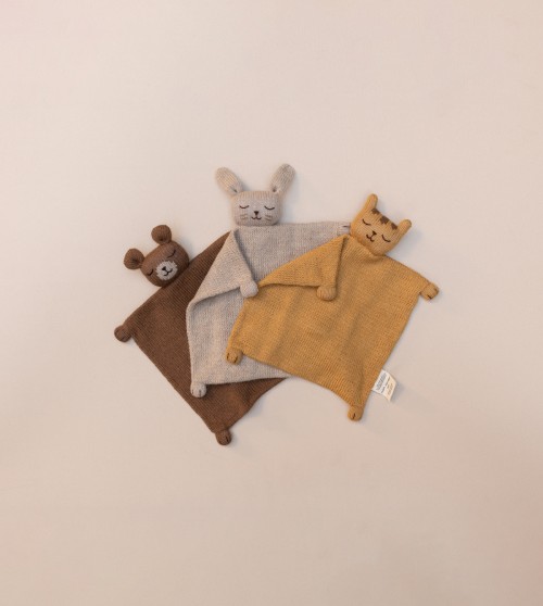 Doudou plat tricoté | tigre