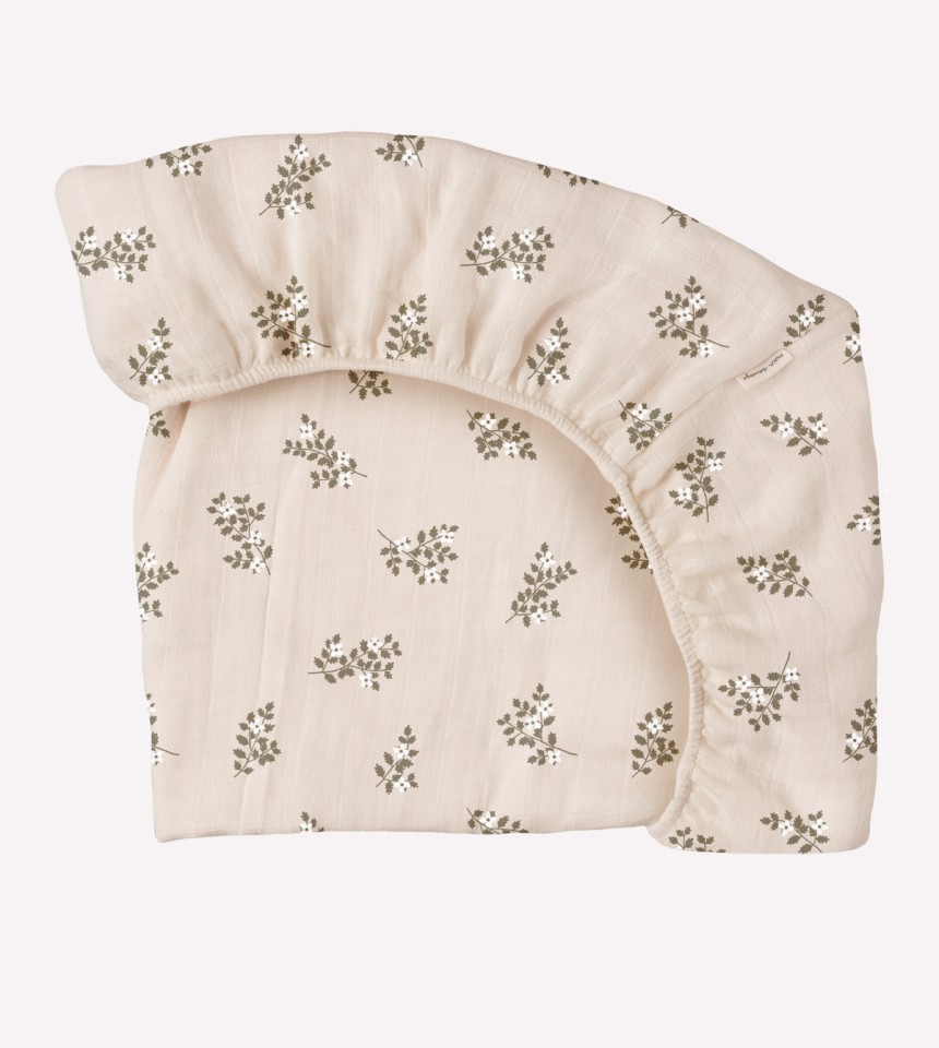 Fitted sheet | holly flowers