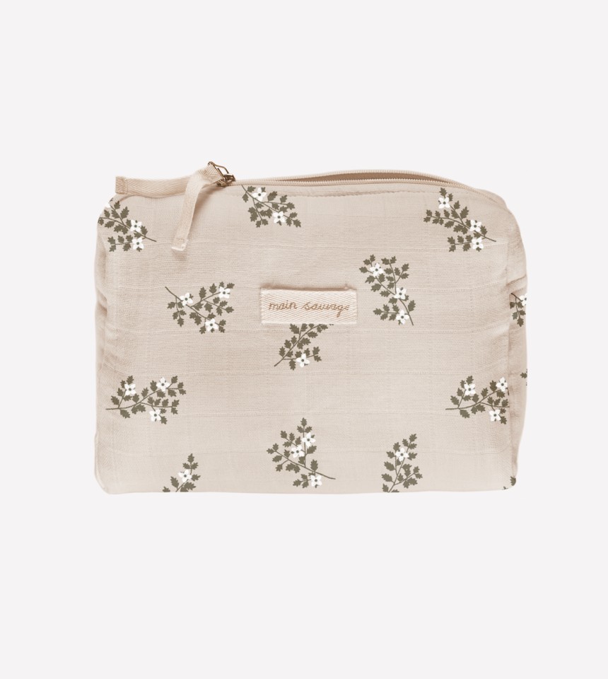 Toiletry bag | holly flowers