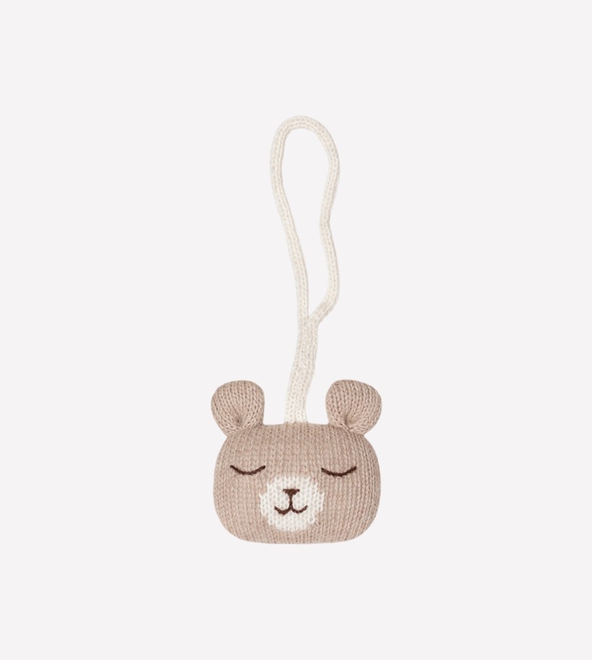 Hanging rattle | teddy sand