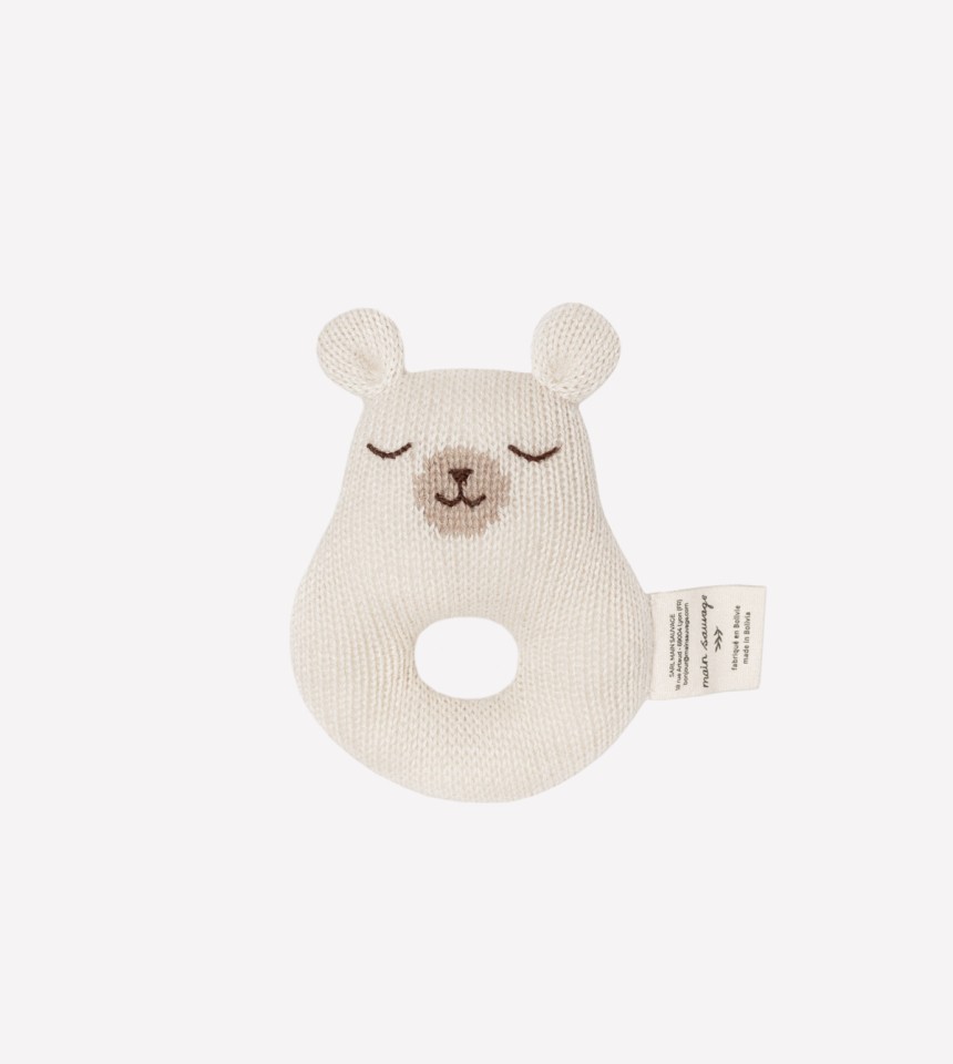 Polar bear rattle