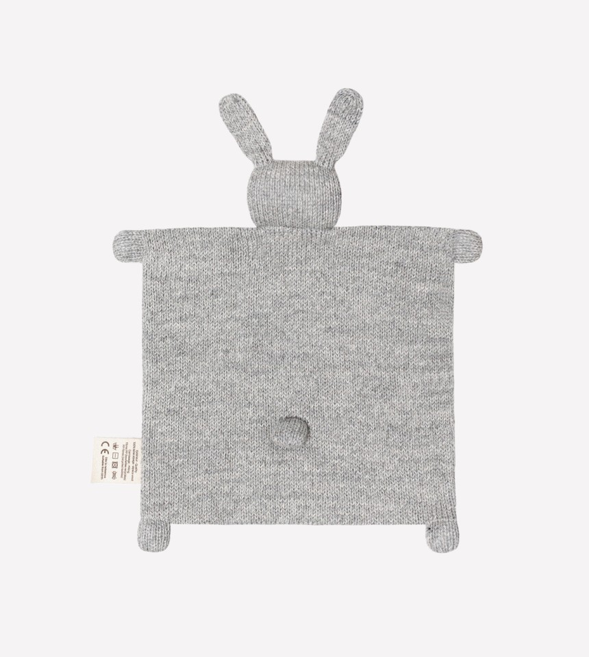 Knit cuddle cloth  | bunny grey