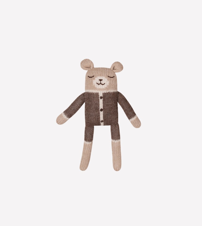 Doudou ourson | combinaison mocha