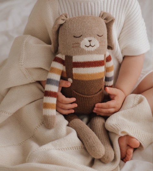 Large bunny | rainbow sweater