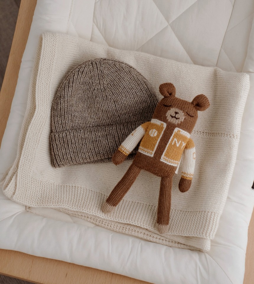 Bonnet bébé côtelé Bonnet bébé côtelé