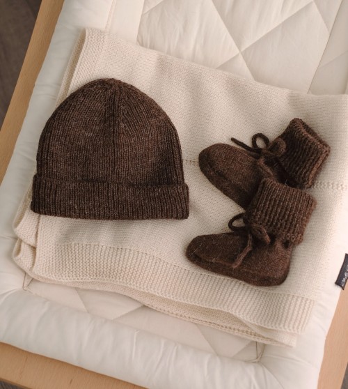 Bonnet bébé côtelé