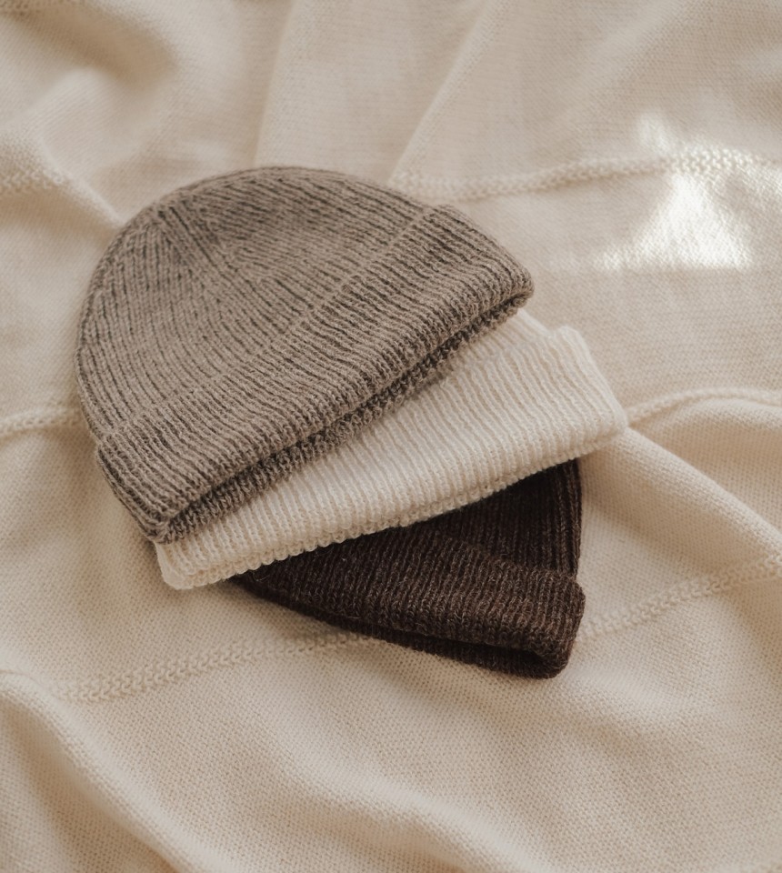Bonnet bébé côtelé Bonnet bébé côtelé