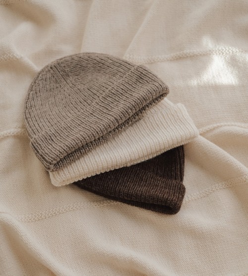 Bonnet bébé côtelé