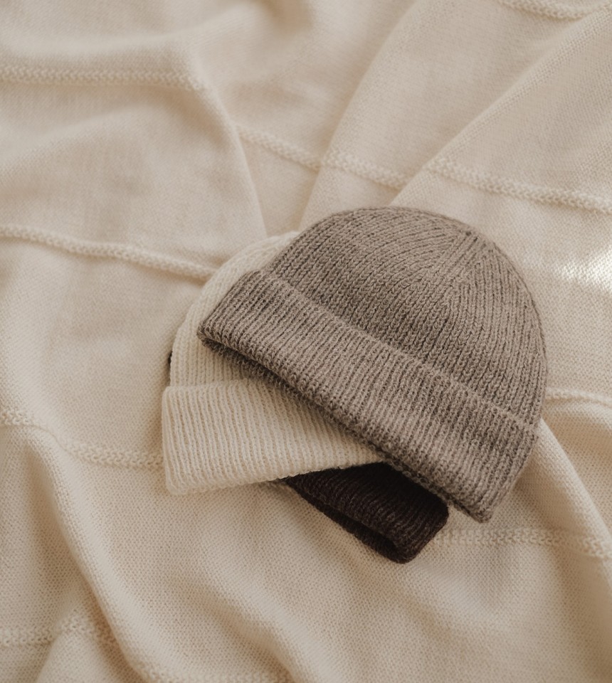 Bonnet bébé côtelé Bonnet bébé côtelé