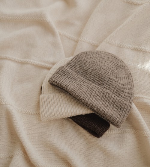 Bonnet bébé côtelé