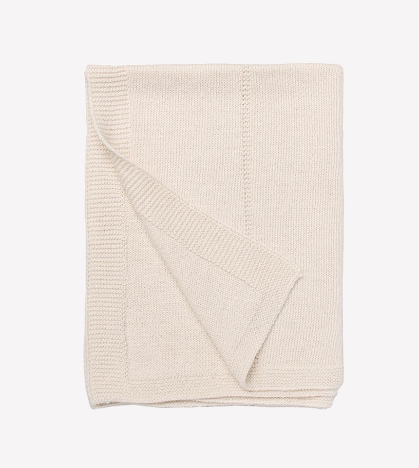 Couverture bébé tricotée Paz