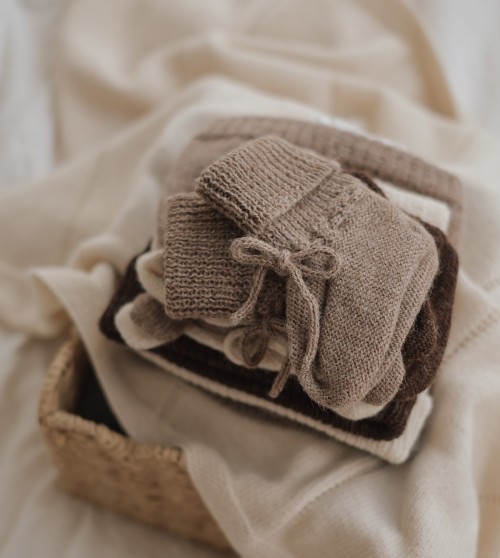 Chaussons bébé tricotés