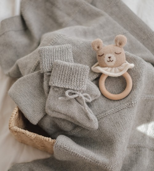 Chaussons bébé tricotés