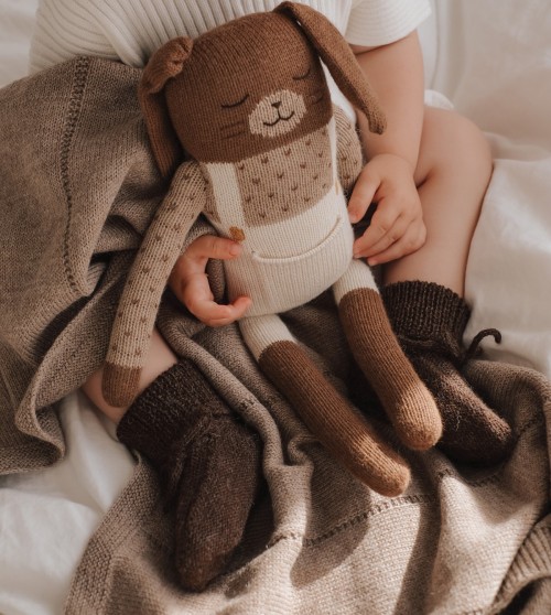 Chaussons bébé tricotés