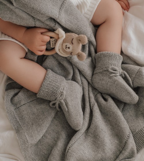 Chaussons bébé tricotés