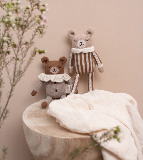 Teddy knit toy | oat pyjamas 2