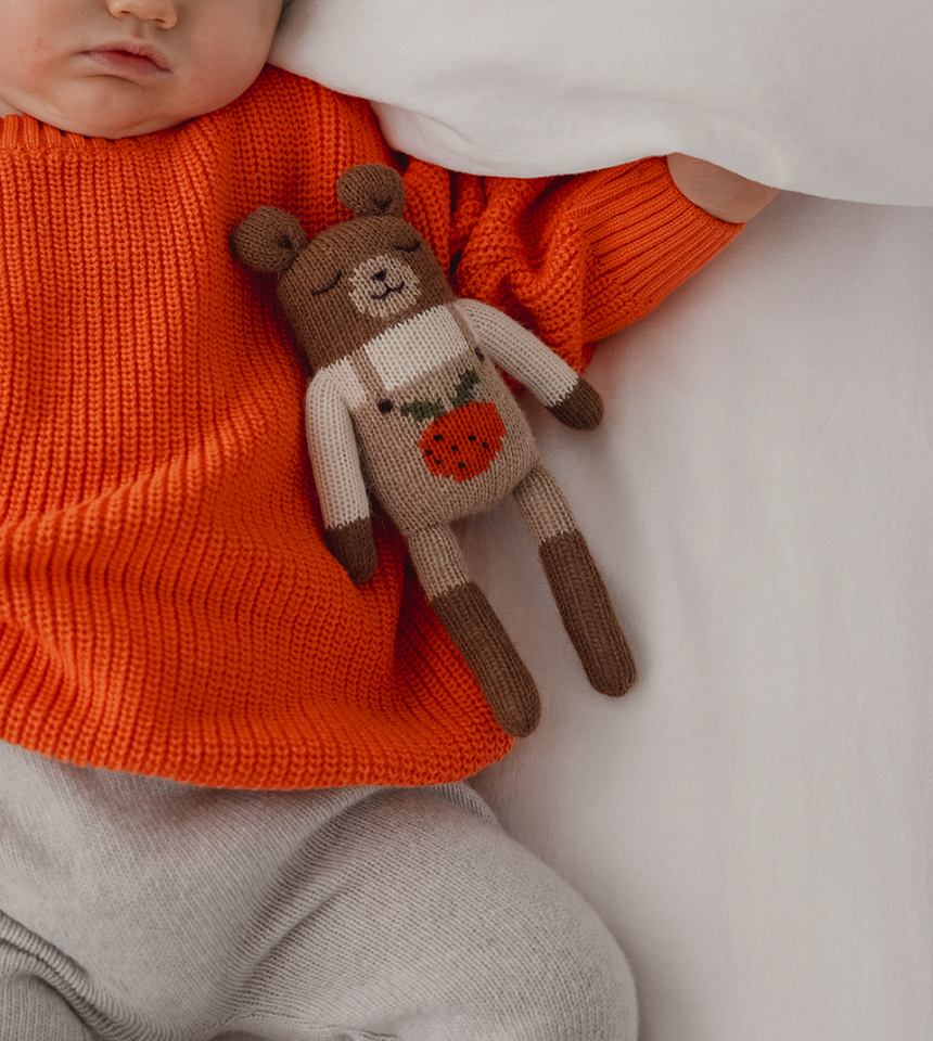 Doudou ourson clémentine Main Sauvage... Doudou ourson clémentine Main Sauvage...