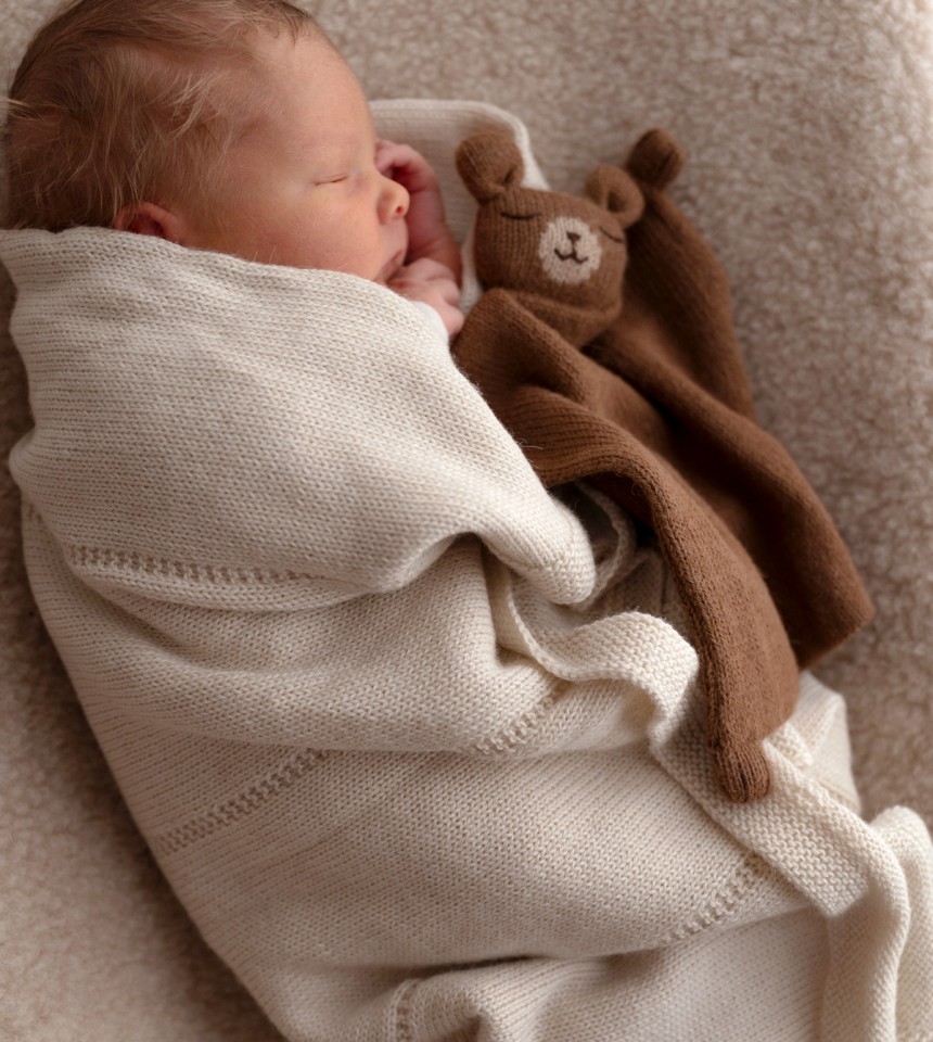 Knit cuddle cloth | teddy nut