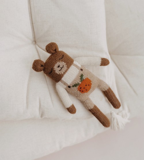 Doudou ourson clémentine Main Sauvage x Hejlenki