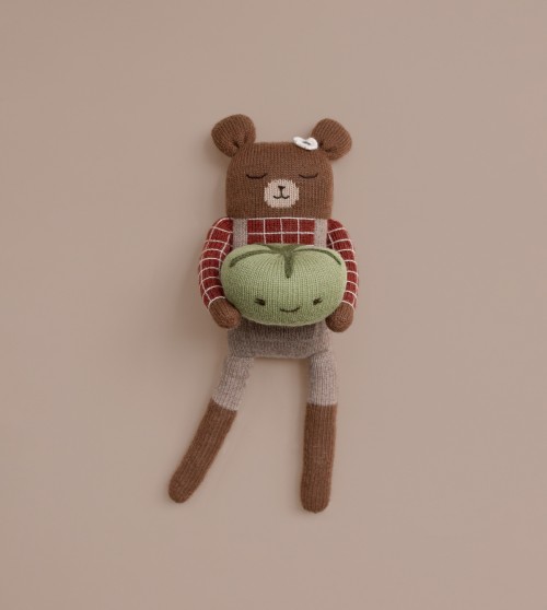 Large teddy | sienna plaid shirt