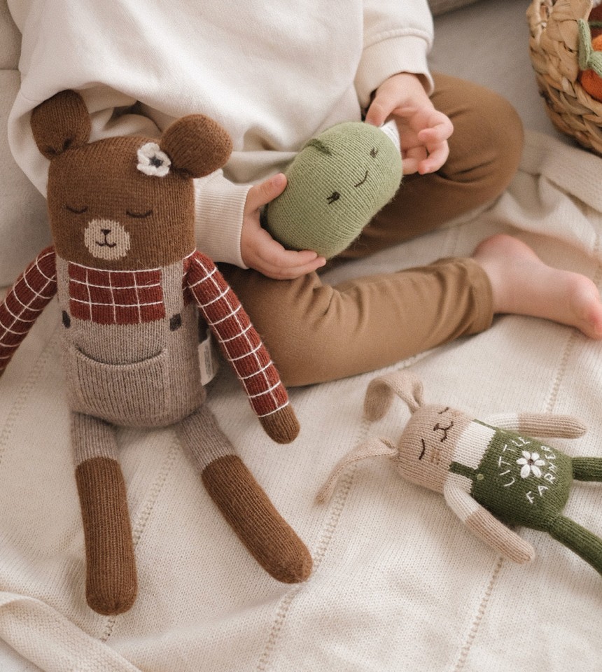 Grand doudou ourson | chemise à...