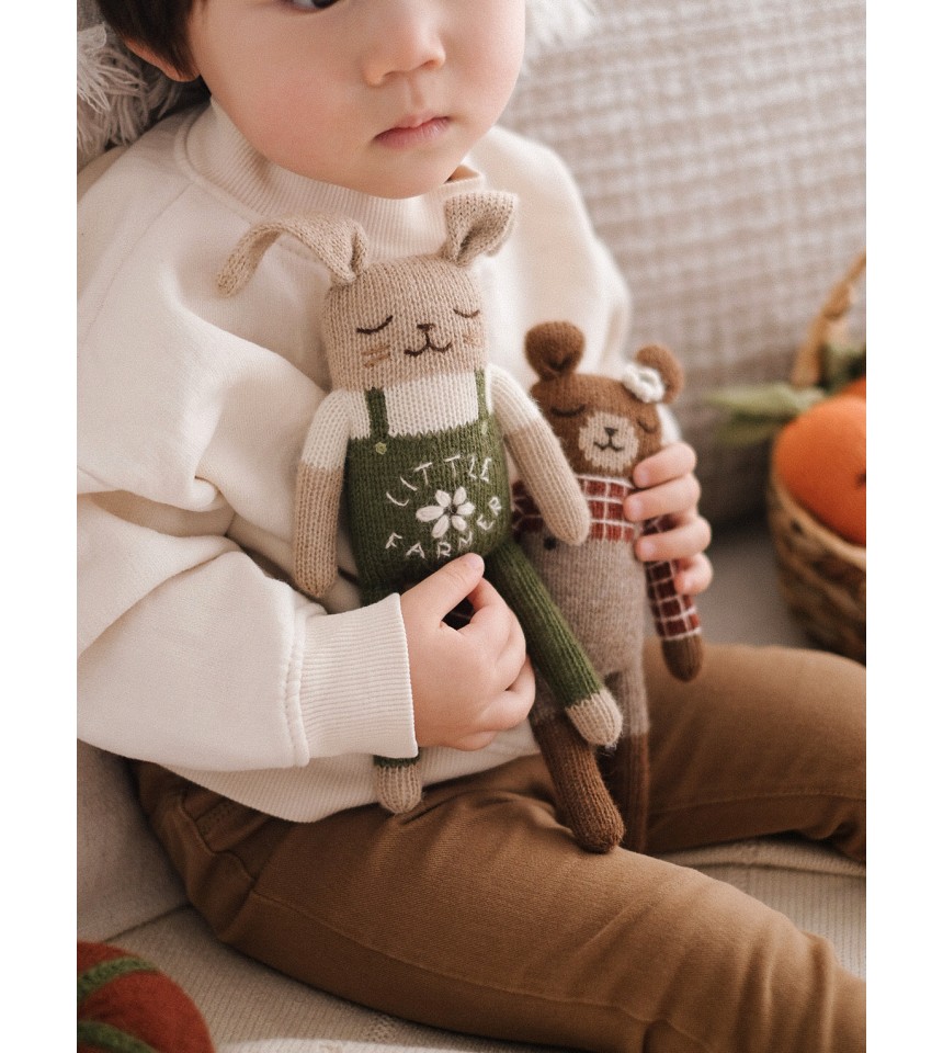 Bunny knit toy | little farmer