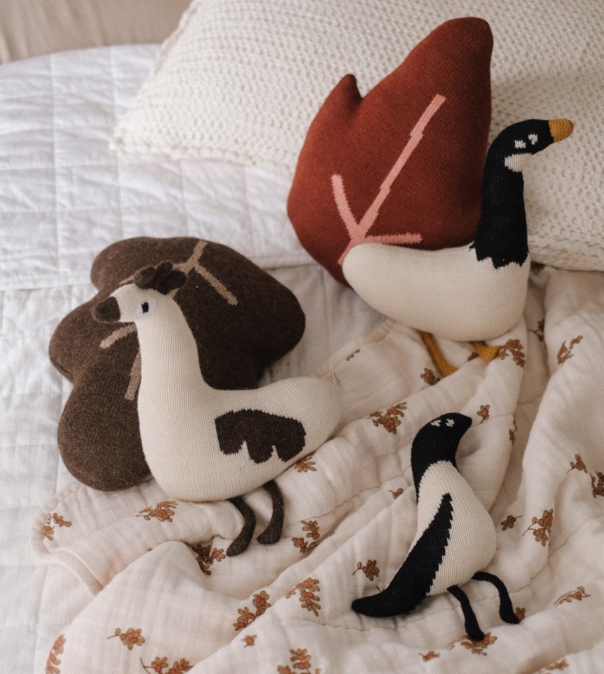 Coussin feuille d'érable |...