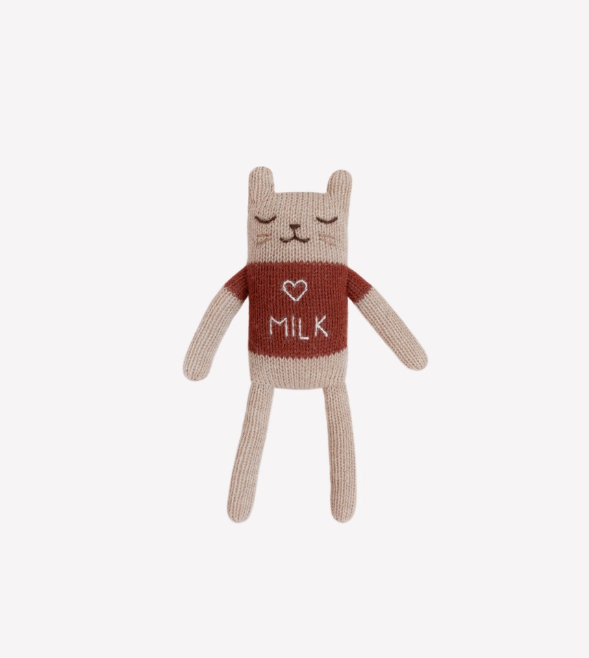"Milk" kitten knit toy | 10Y edition