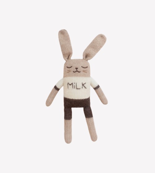 Doudou lapin Milk | Main Sauvage x Organic Zoo