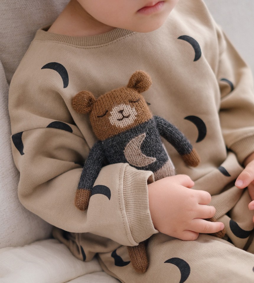 Midnight teddy knit toy | Main...
