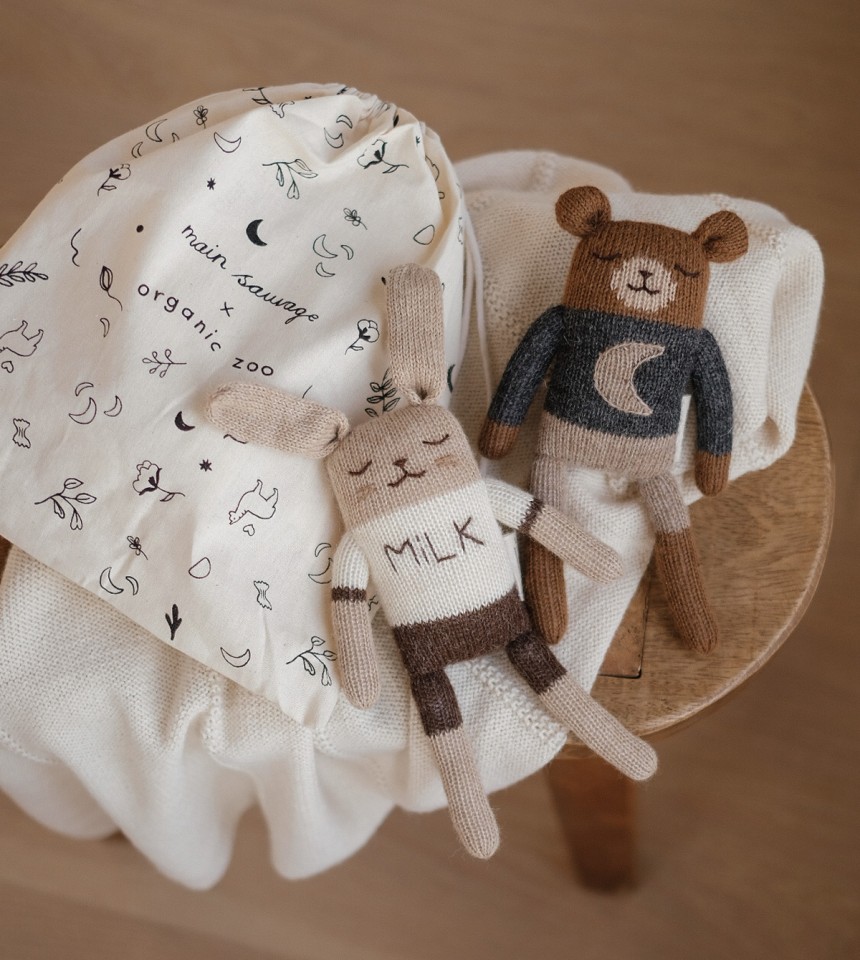 Friends teddy knit toy | Main Sauvage...