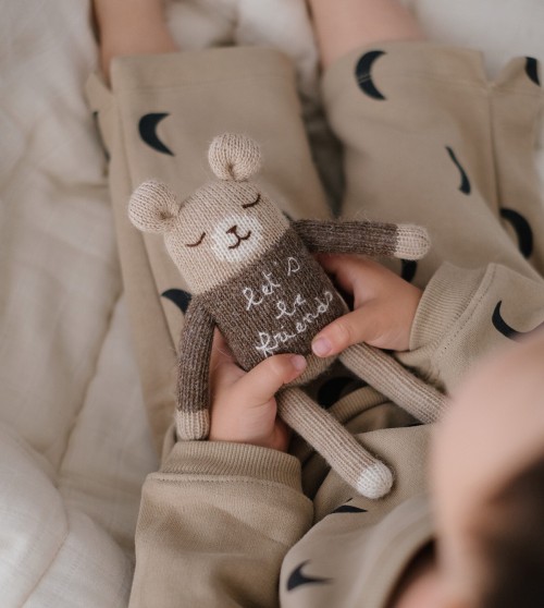 Friends teddy knit toy | Main Sauvage x Organic Zoo