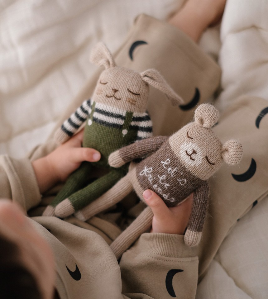 Doudou ourson Friends | Main Sauvage...