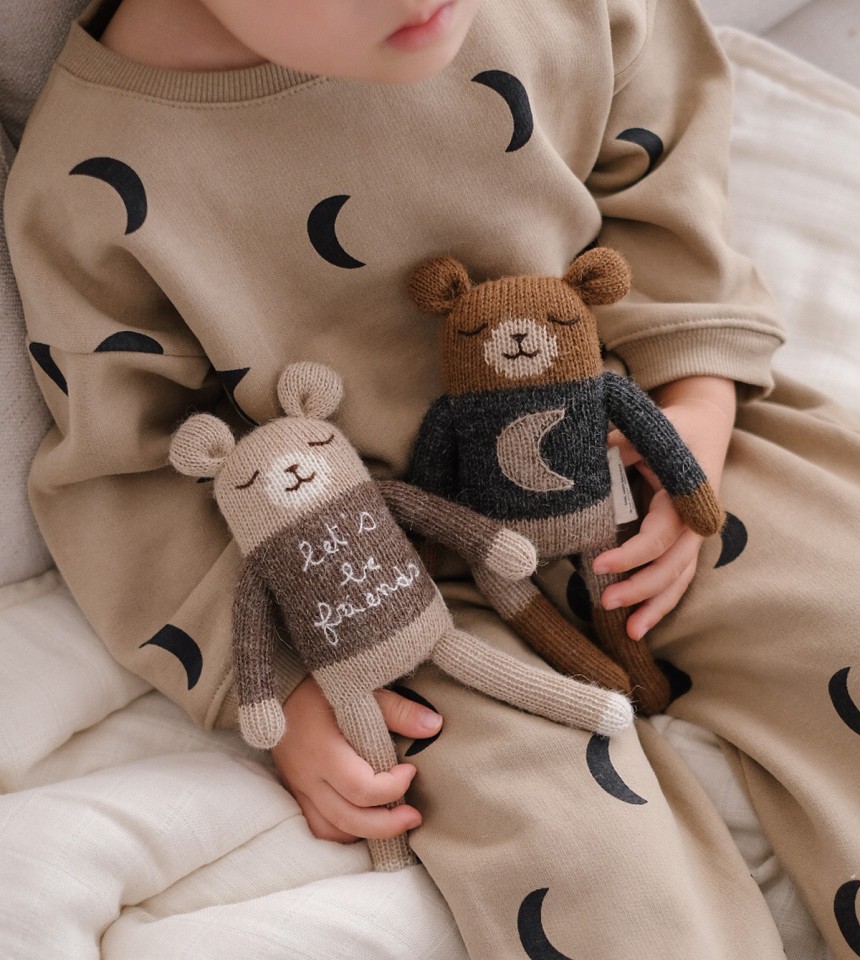 Doudou ourson Friends | Main Sauvage...