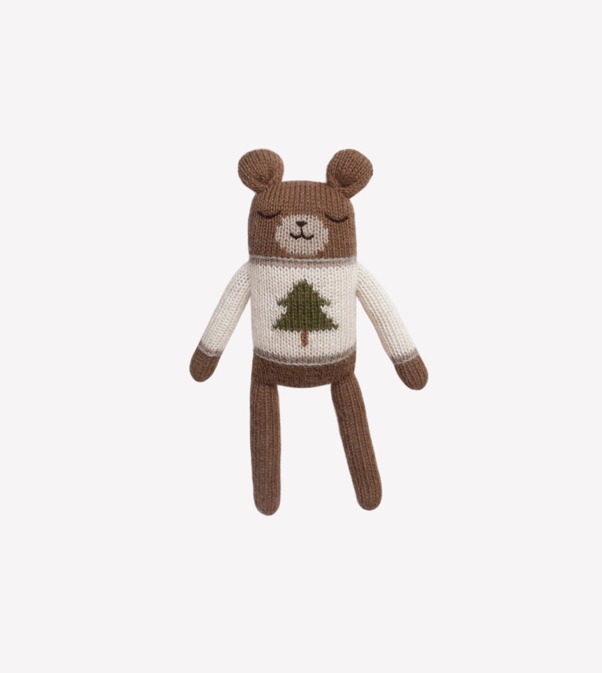 Teddy knit toy | Christmas sweater