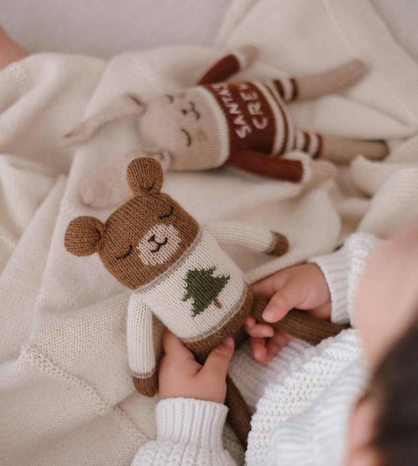 Bunny knit toy | Santa's Crew