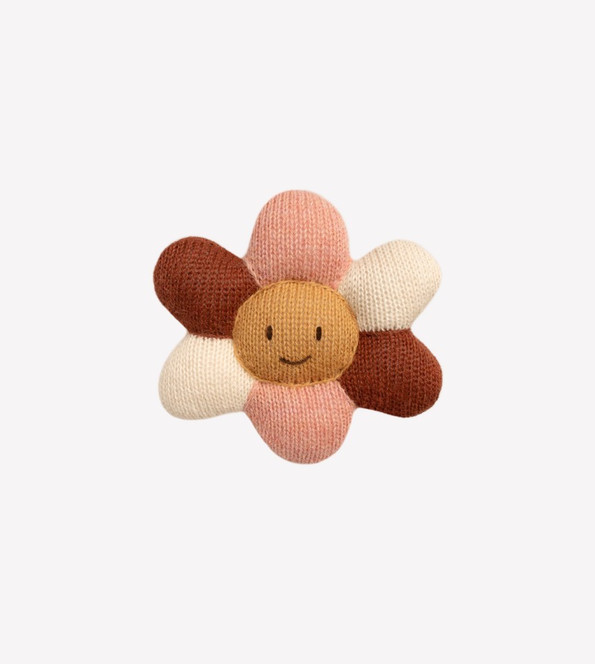 Hochet fleur | sienne