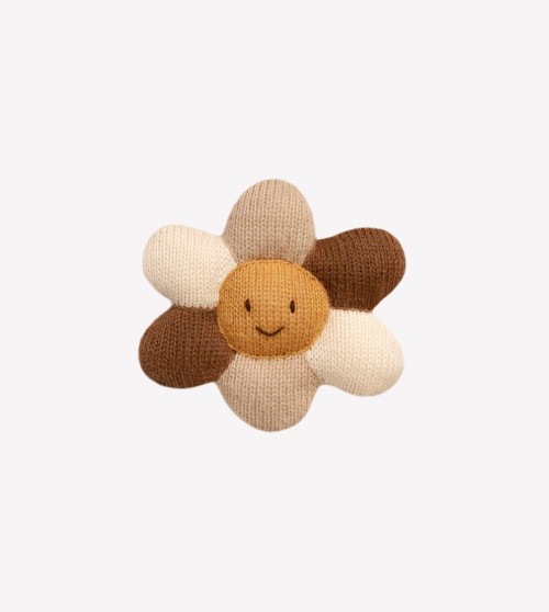 Hochet fleur | noisette
