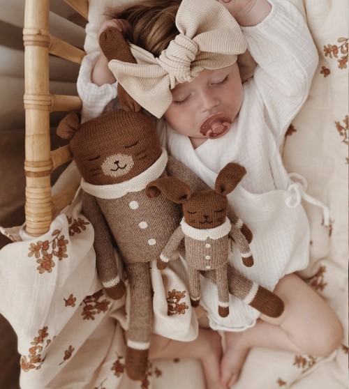 Doudou lapin | combinaison avoine