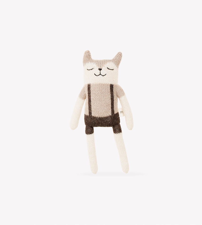 Fawn knit toy | overalls