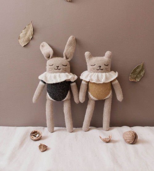 Main Sauvage Kitten Knit Toy - Ochre Bodysuit Main Sauvage Kitten Knit Toy - Ochre Bodysuit