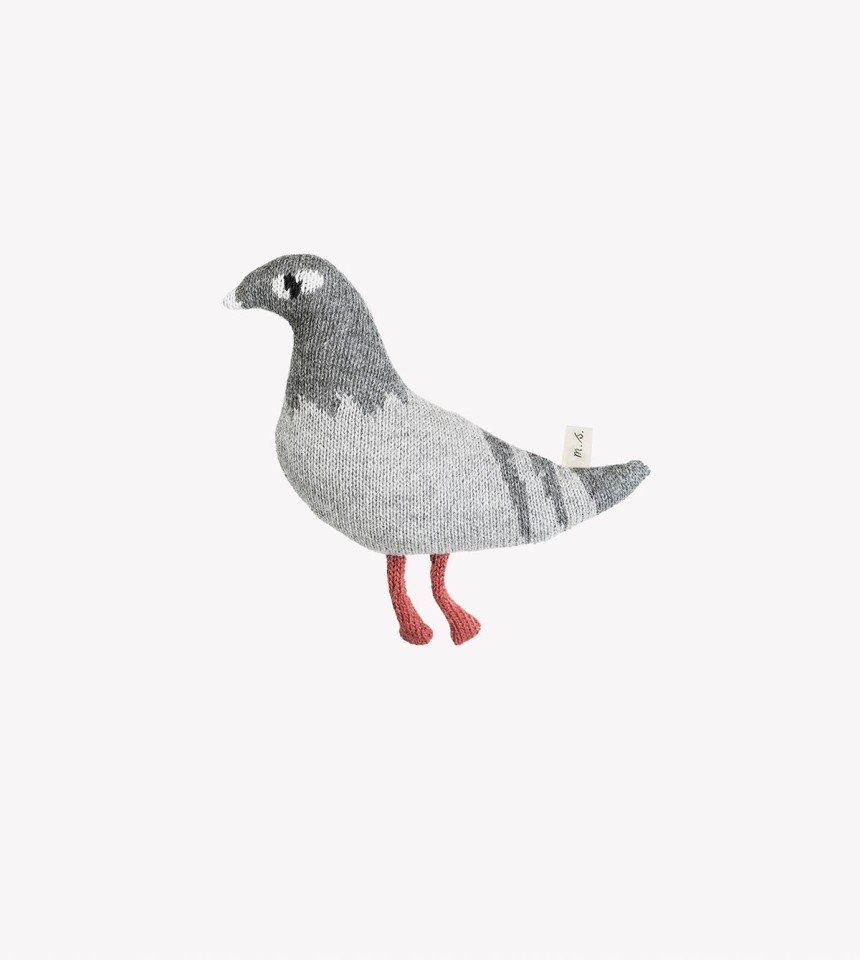 Pigeon knit toy