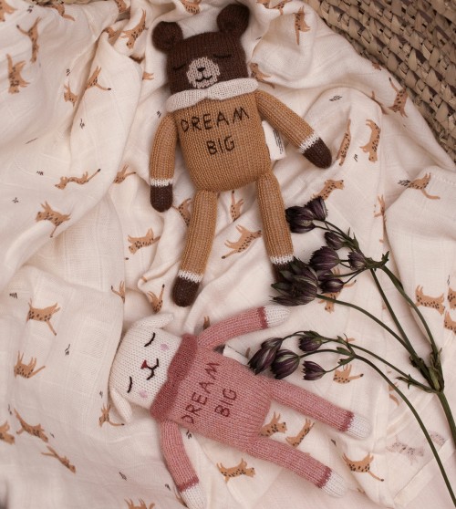 "Dream big" knitted teddy... 2