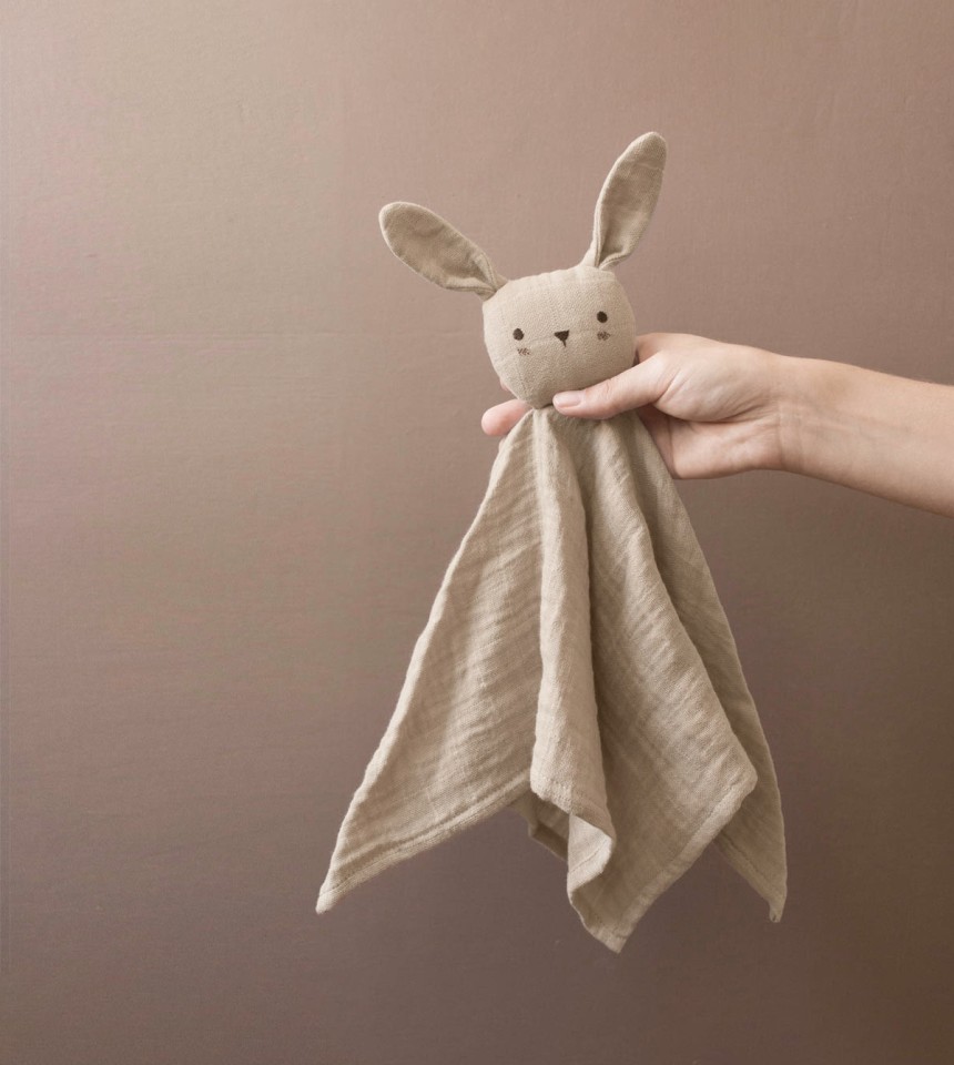 Doudou lange | lapin sable Doudou lange | lapin sable