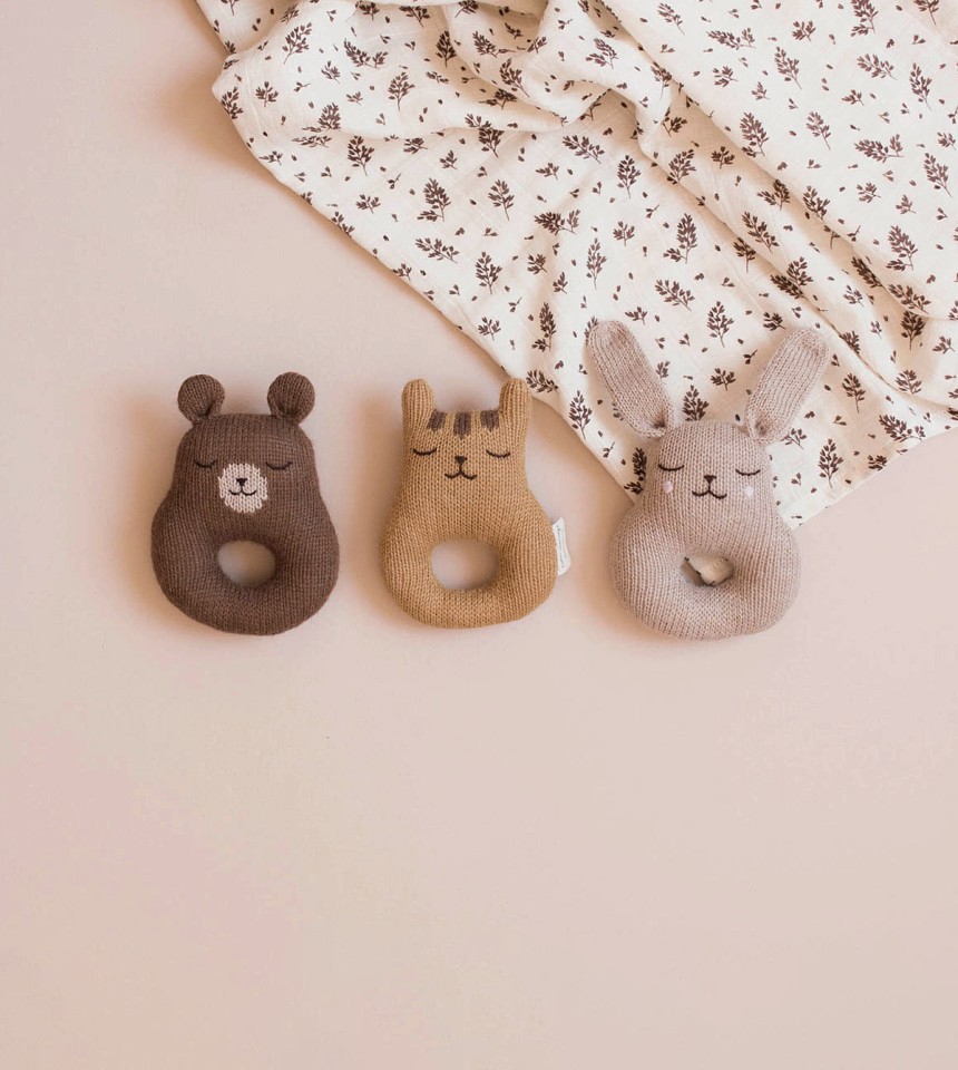 Hochet ourson | noisette Hochet ourson | noisette