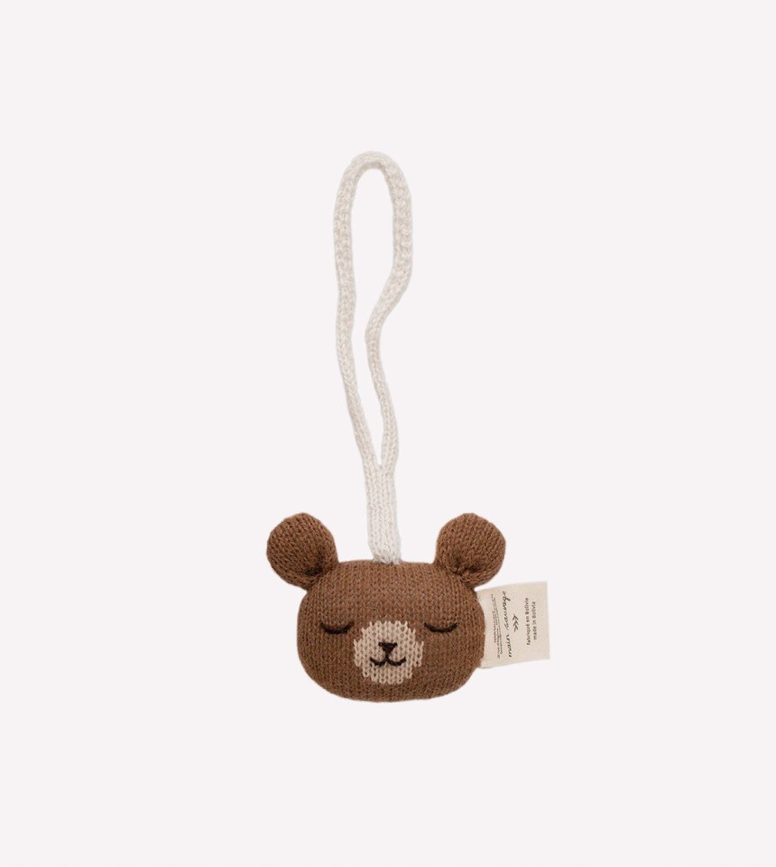 Teddy hanging rattle